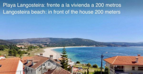Refugio climático en Finisterre frente a la playa